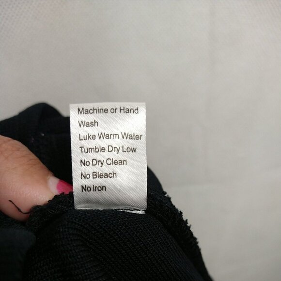 Ming Wang Snap Up Cardigan Knit Jacket Women Size S Black Acrylic Long Sleeve - Picture 6 of 8